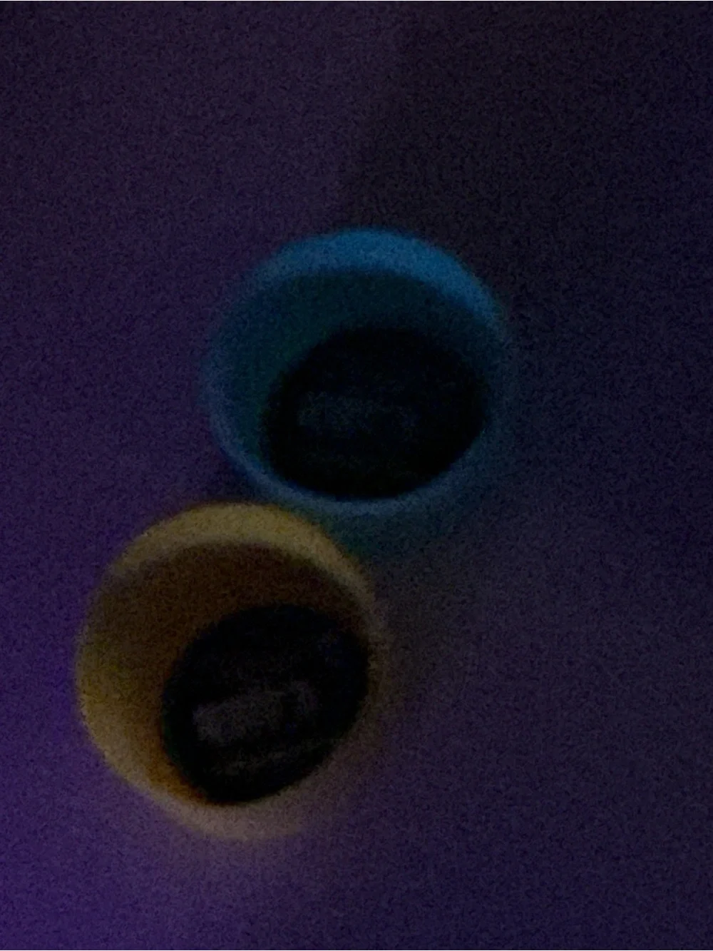 Glow in The Dark Silicone Tumbler Boot Cover 2 Orange & 2 Teal Blue